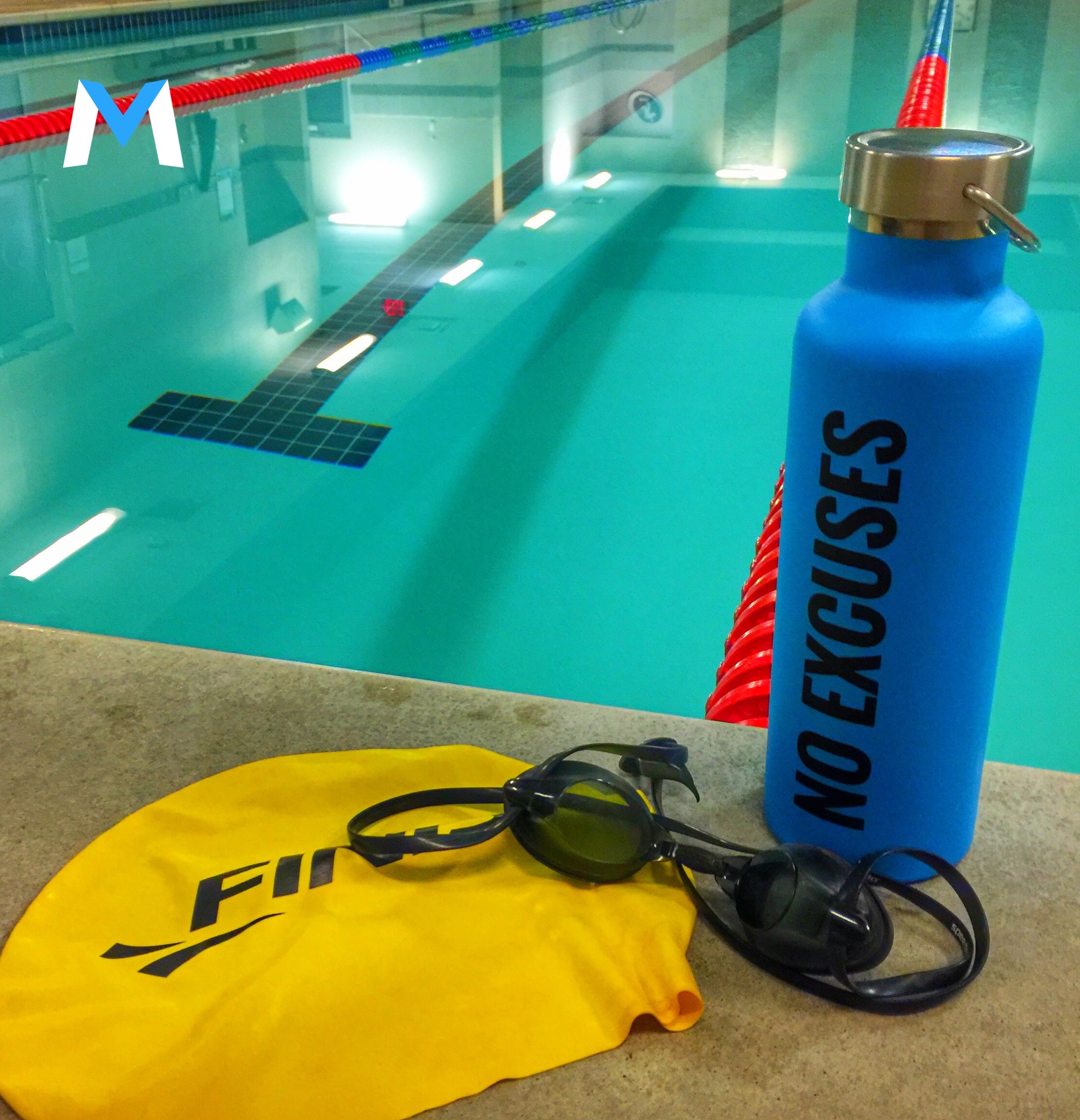 No Excuses Water Bottle